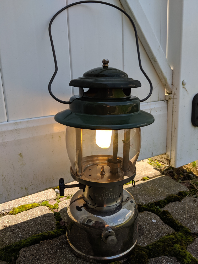 Rayo Lamp Emergency Camping Kerosene Heater Cooker Hurricane Lantern 15 in Black